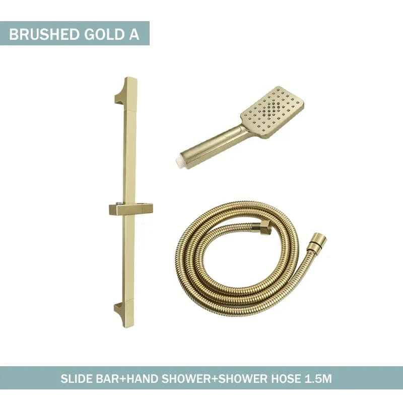 Barre de Douche Réglable Effet Quartz Fixation Ultra Solide – Spalys