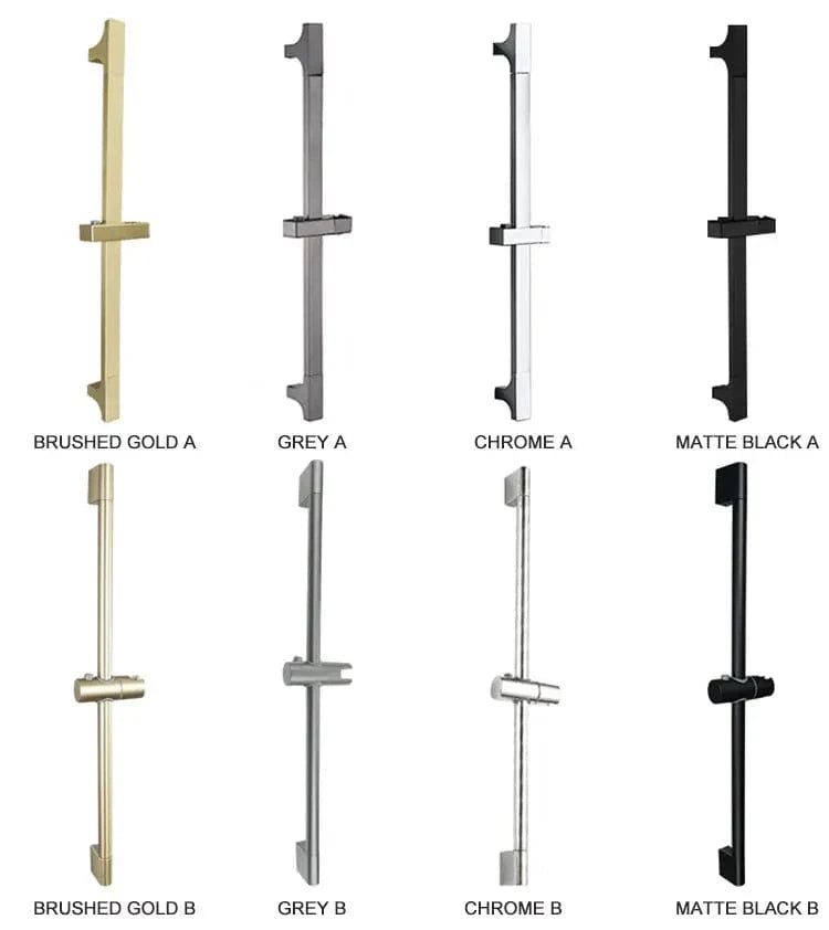 Barre de Douche Réglable Effet Quartz Fixation Ultra Solide – Spalys