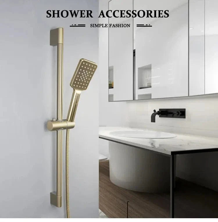 Barre de Douche Réglable Effet Quartz Fixation Ultra Solide – Spalys