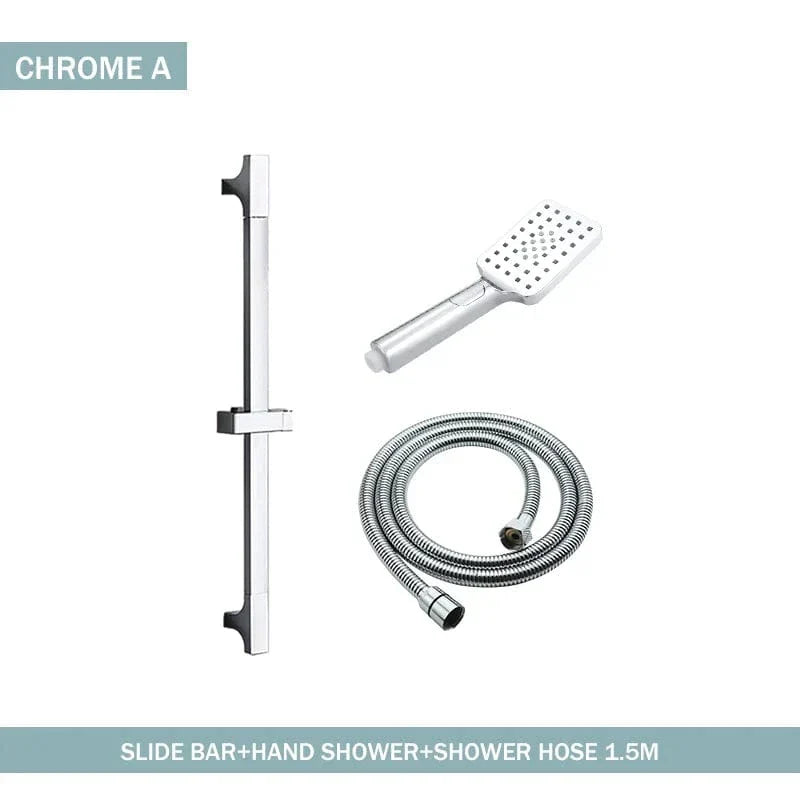 Barre de Douche Réglable Effet Quartz Fixation Ultra Solide – Spalys