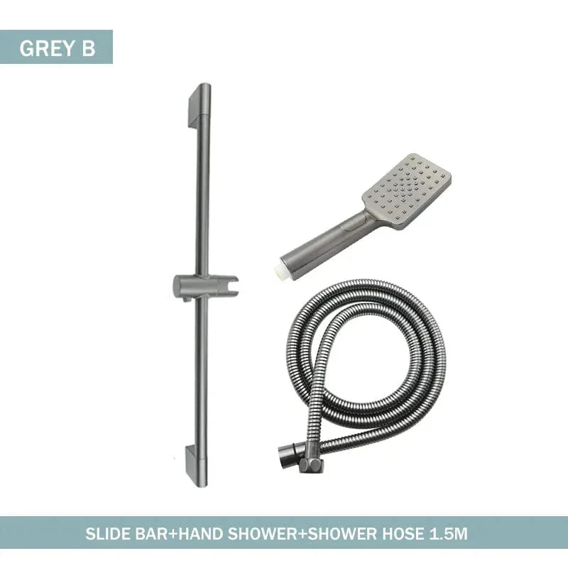 Barre de Douche Réglable Effet Quartz Fixation Ultra Solide – Spalys