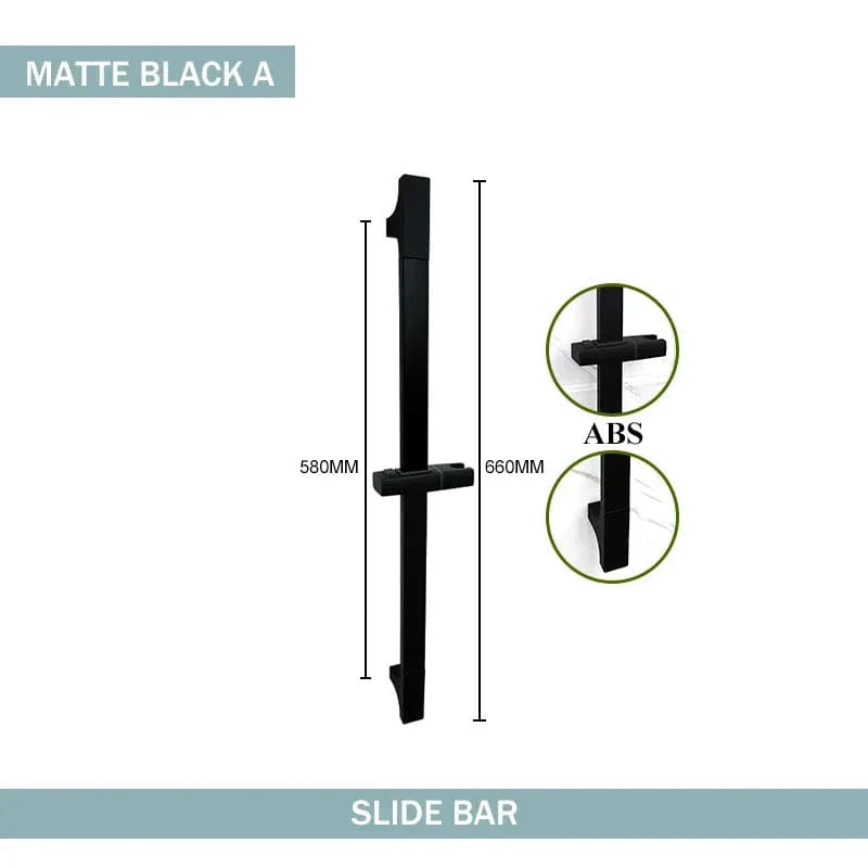 Barre de Douche Réglable Effet Quartz Fixation Ultra Solide – Spalys
