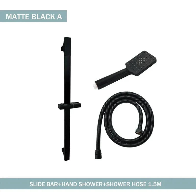 Barre de Douche Réglable Effet Quartz Fixation Ultra Solide – Spalys