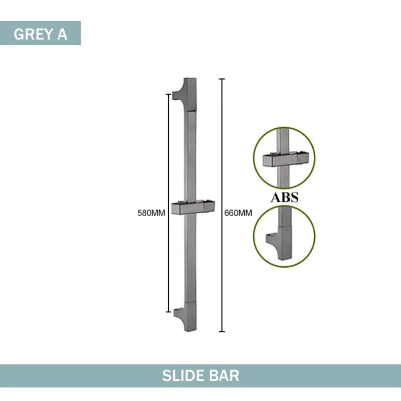 Barre de Douche Réglable Effet Quartz Fixation Ultra Solide – Spalys