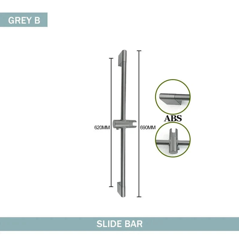 Barre de Douche Réglable Effet Quartz Fixation Ultra Solide – Spalys