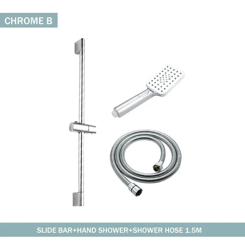 Barre de Douche Réglable Effet Quartz Fixation Ultra Solide – Spalys