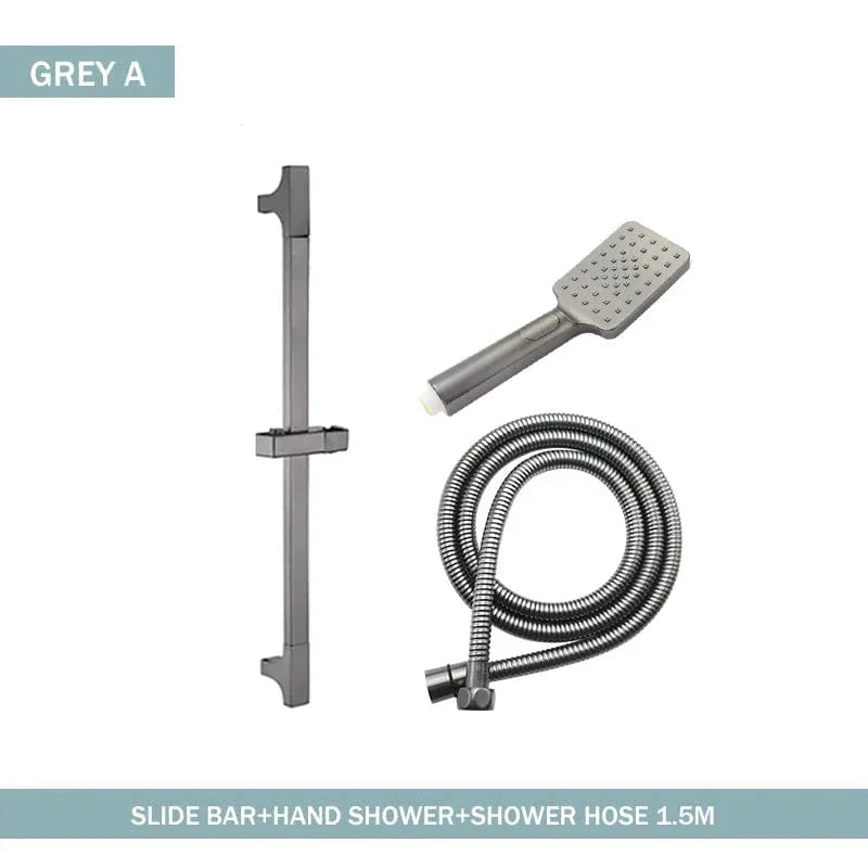 Barre de Douche Réglable Effet Quartz Fixation Ultra Solide – Spalys