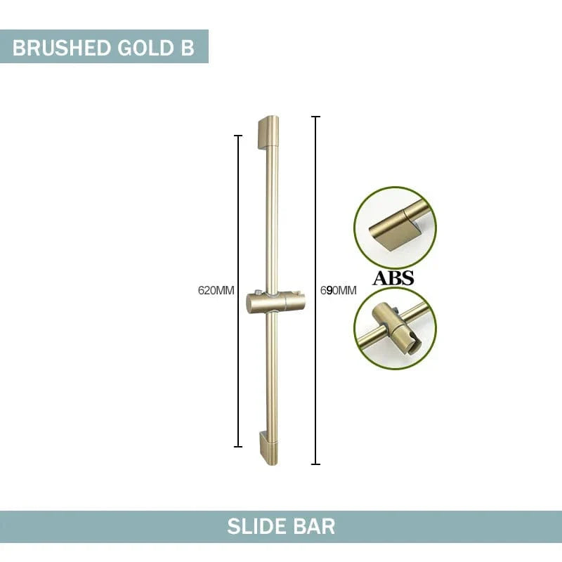 Barre de Douche Réglable Effet Quartz Fixation Ultra Solide – Spalys