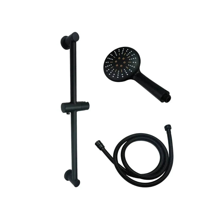 Mitigeur avec Barre de Douche Noire Ensemble Coordonné – Zeltha