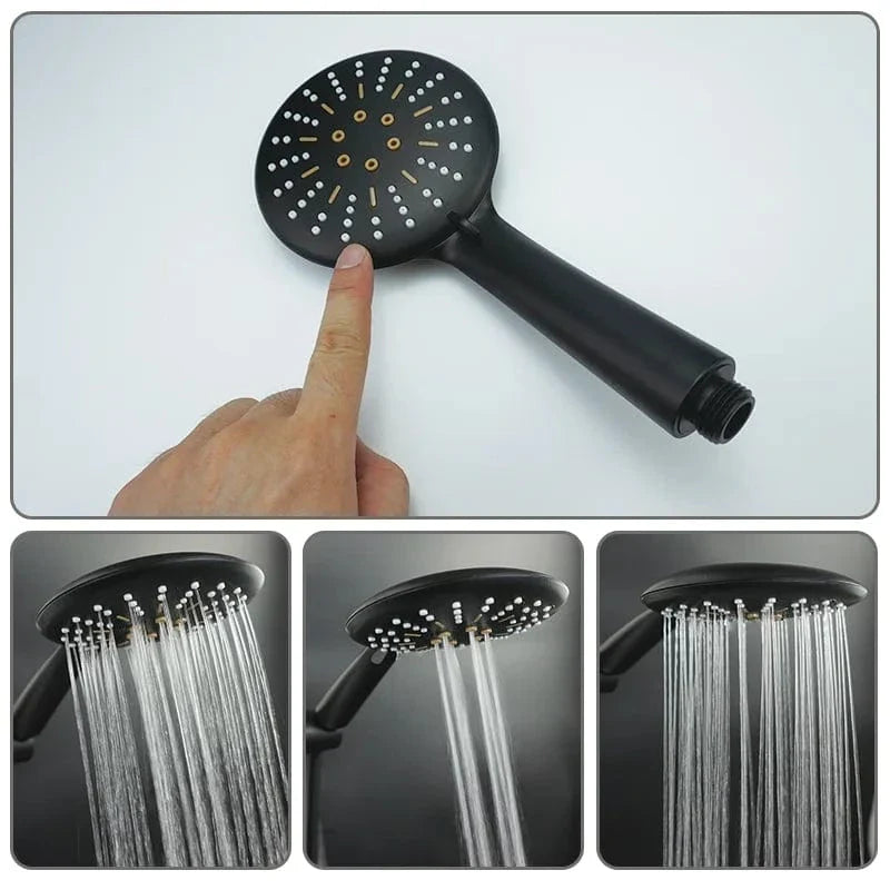 Mitigeur avec Barre de Douche Noire Ensemble Coordonné – Zeltha