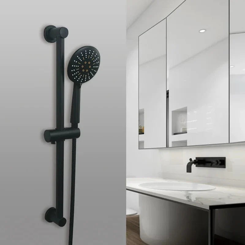 Mitigeur avec Barre de Douche Noire Ensemble Coordonné – Zeltha
