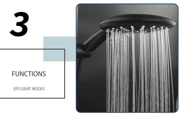 Mitigeur avec Barre de Douche Noire Ensemble Coordonné – Zeltha