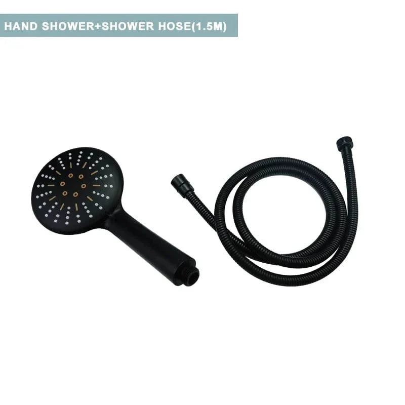 Mitigeur avec Barre de Douche Noire Ensemble Coordonné – Zeltha