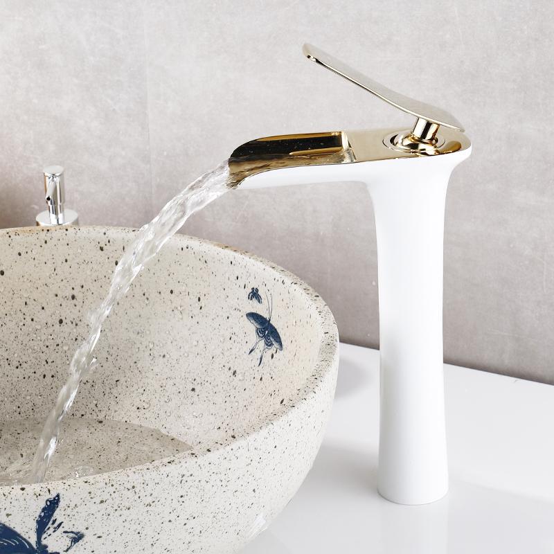 Robinet Salle de Bain Effet Cascade 2 Tailles Tuyau Offert – Solvane