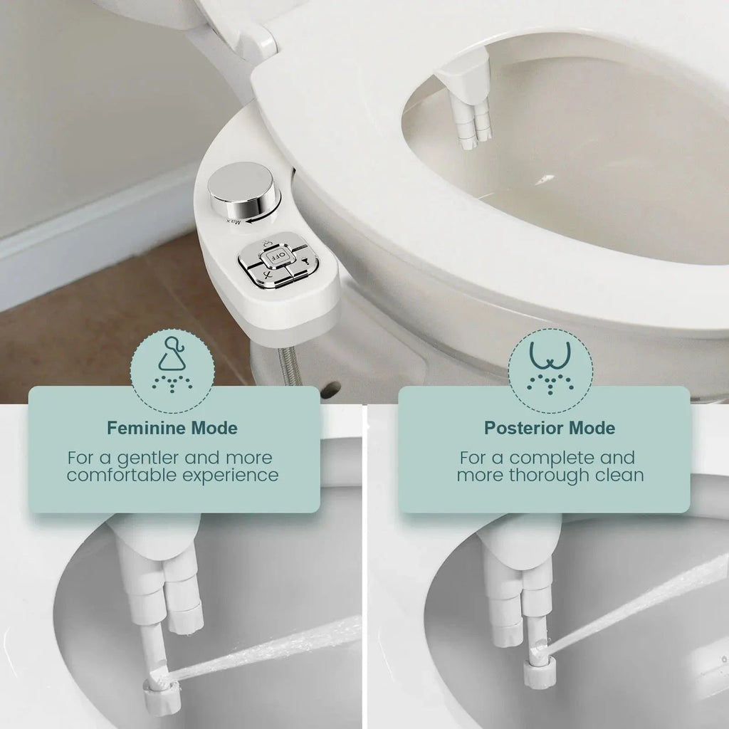 Bidet Japonais Double Buse Autonettoyante Hygiène Sans Effort – Purelia