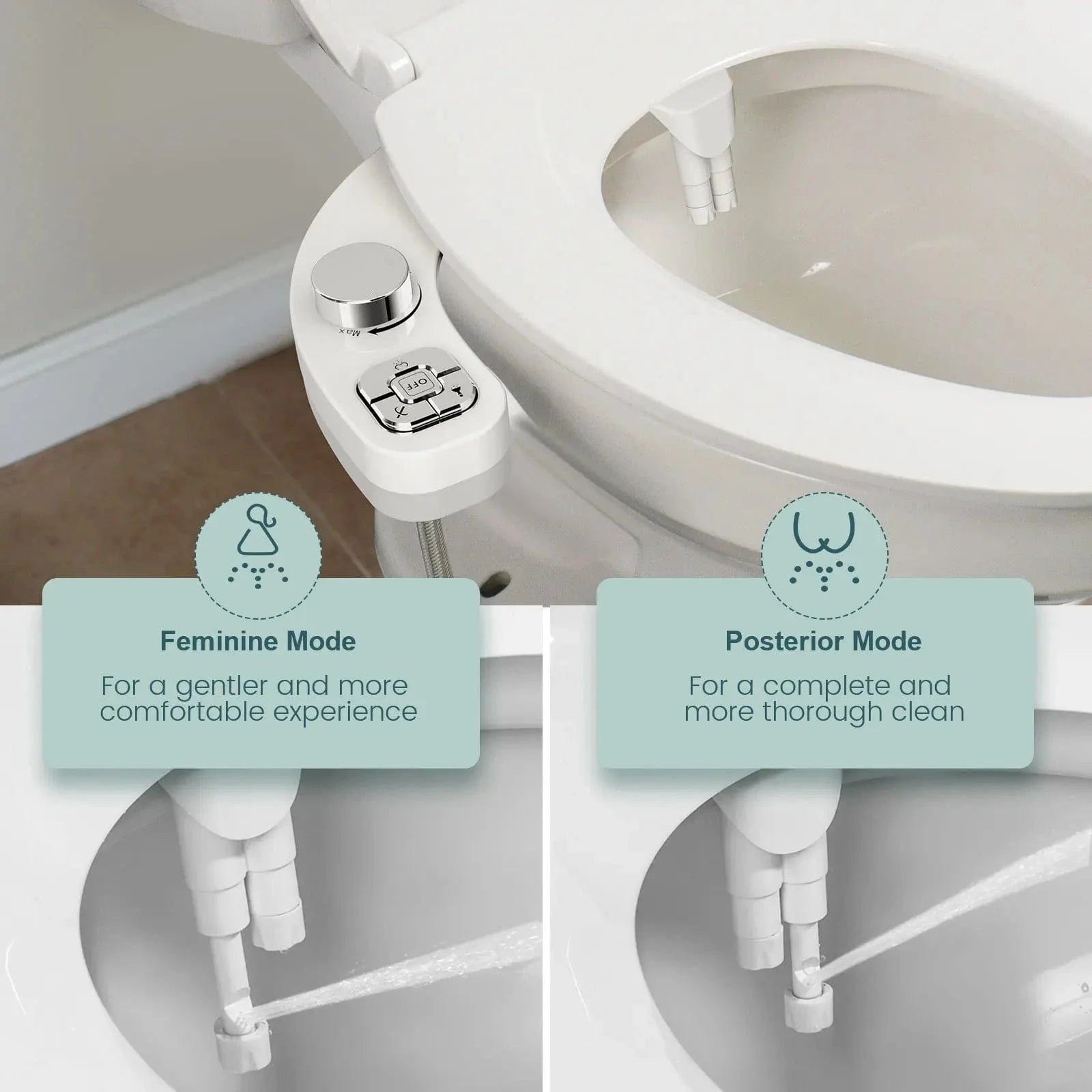 Bidet Japonais Double Buse Autonettoyante Hygiène Sans Effort – Purelia