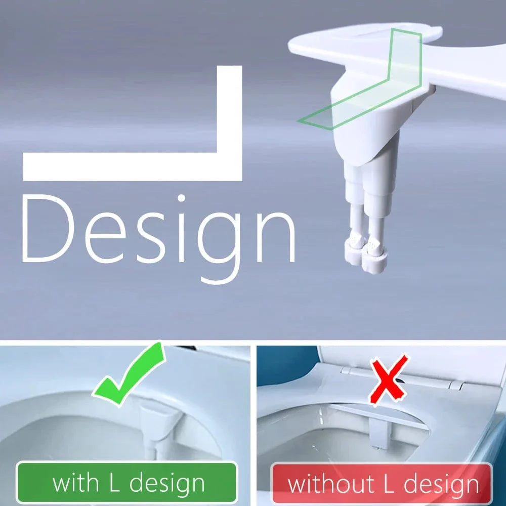 Kit Bidet à Fixer sur Siège WC Hygiène Moderne Pose Rapide – Purelia