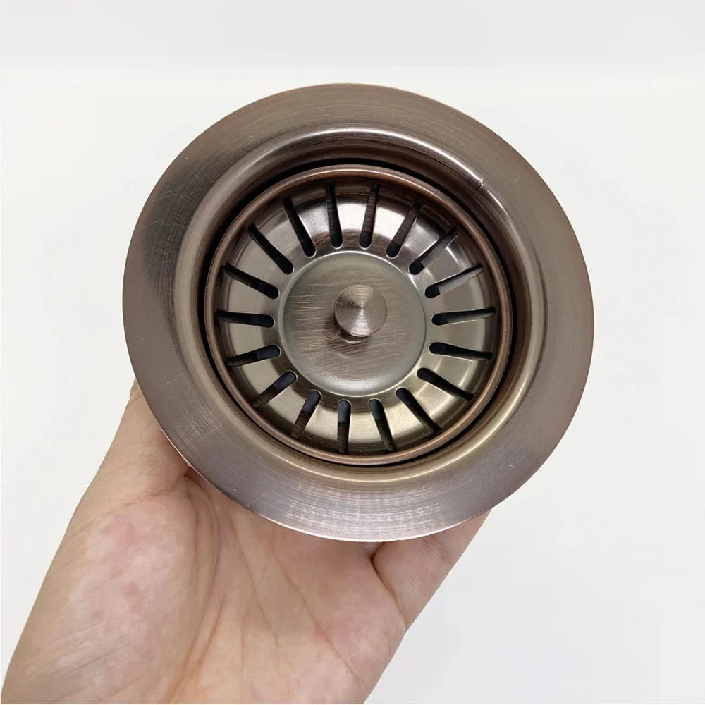 Bonde Évier 114 mm Filtration Métal Anti-Déchets – Draynor