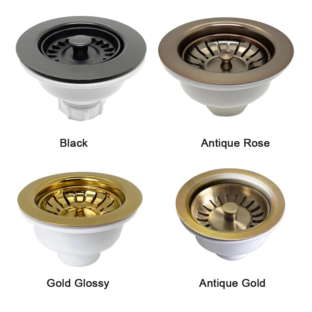 Bonde Évier 114 mm Filtration Métal Anti-Déchets – Draynor