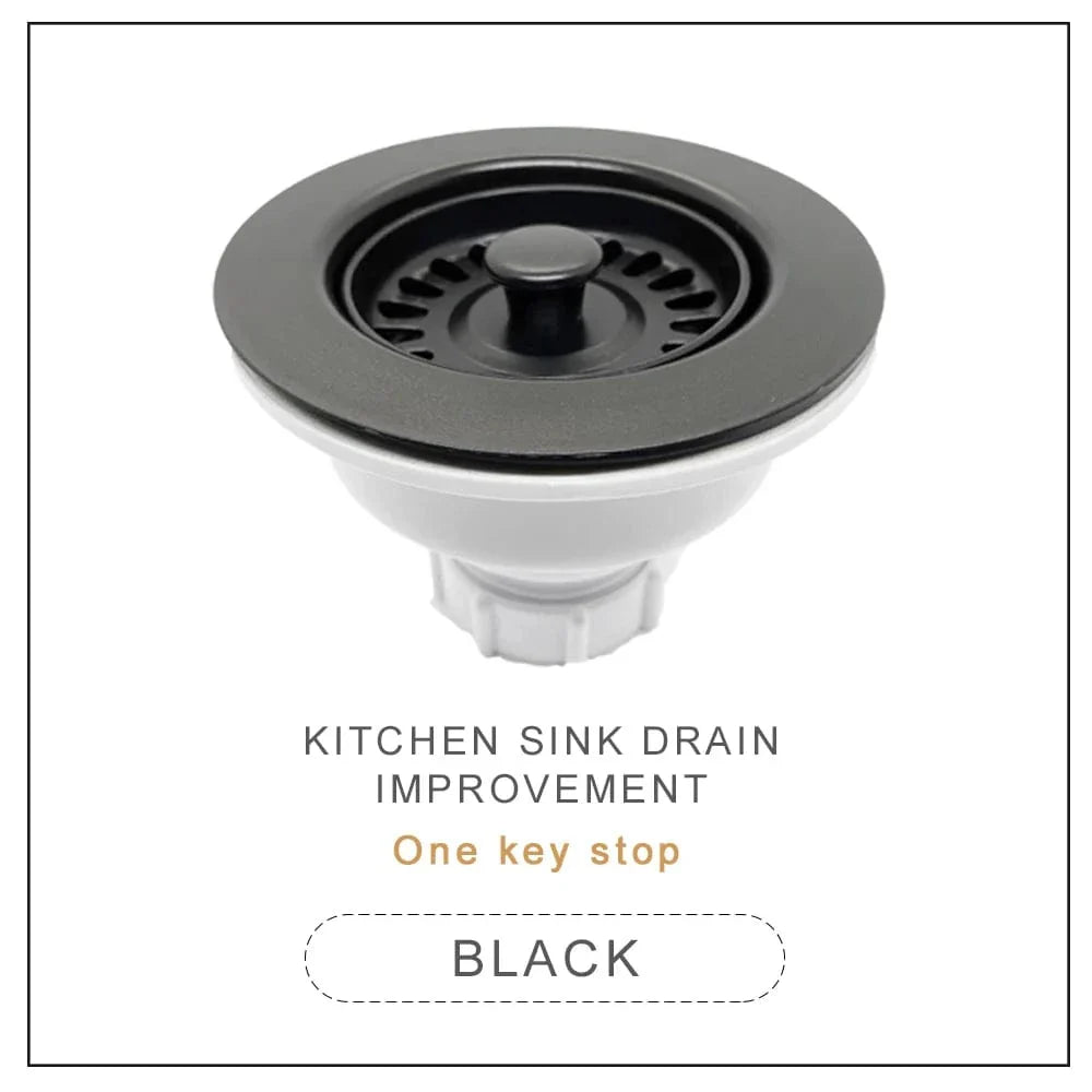 Bonde Évier 114 mm Filtration Métal Anti-Déchets – Draynor