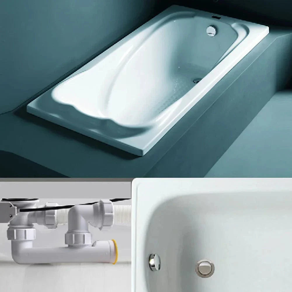 Bonde Pop-Up Baignoire Inox Mécanisme Fluide Longue Durée – Fluvia