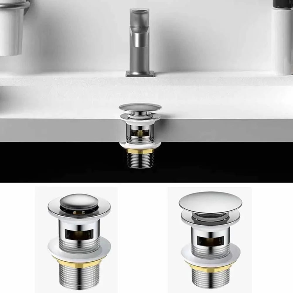 Bonde Lavabo Clic-Clac Fermeture Douce Anti-Fuite – Ovalis
