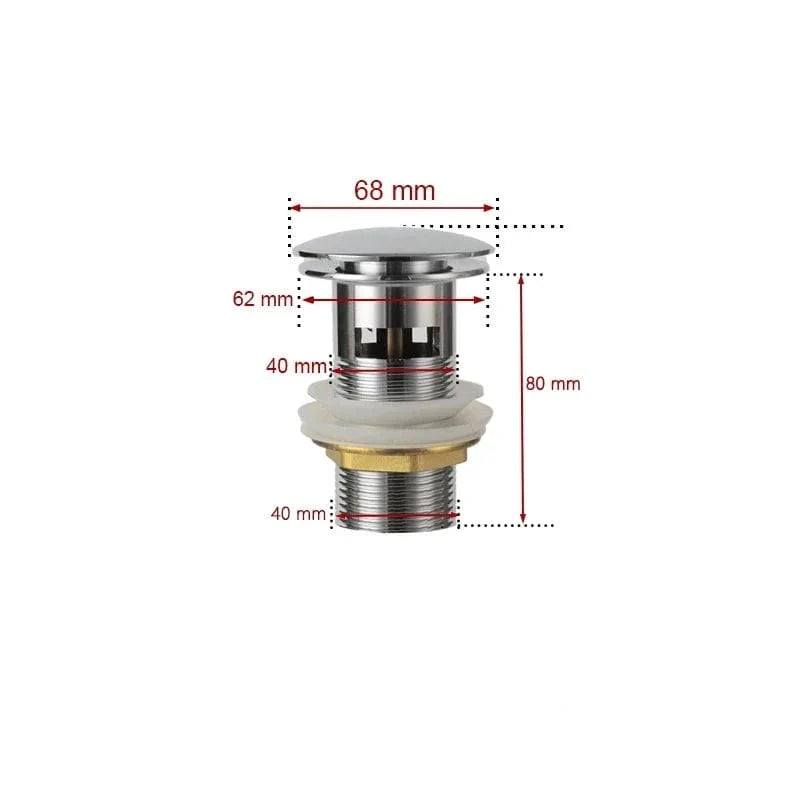 Bonde Lavabo Inox Étanchéité Parfaite Entretien Facile – Ovalis