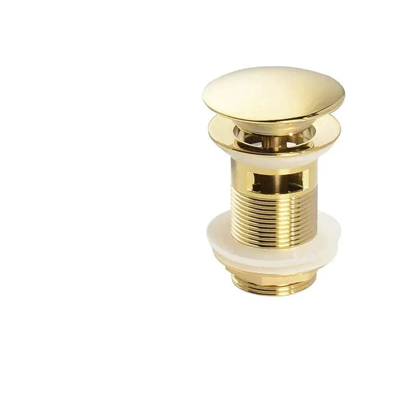 Bonde Lavabo Poussoir Laiton Robuste Vidange Express – Ovalis