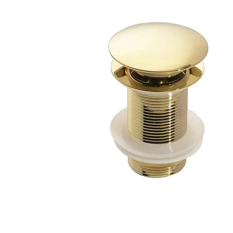 Bonde Lavabo Poussoir Laiton Robuste Vidange Express – Ovalis
