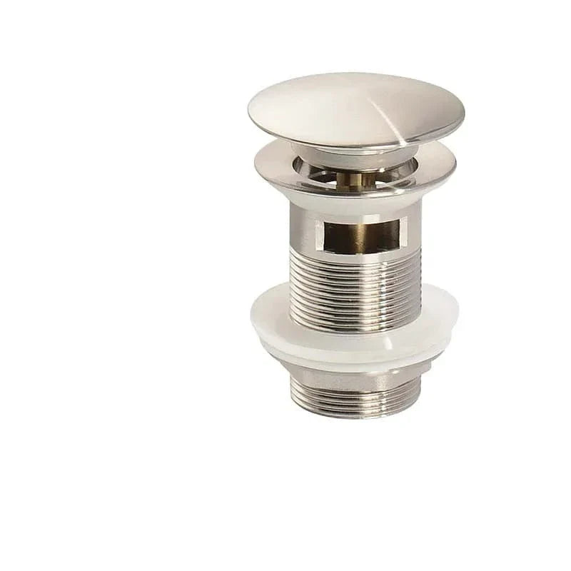 Bonde Lavabo Poussoir Laiton Robuste Vidange Express – Ovalis