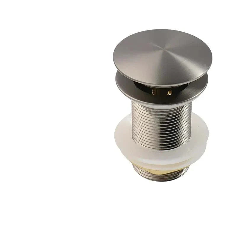 Bonde Lavabo Poussoir Laiton Robuste Vidange Express – Ovalis