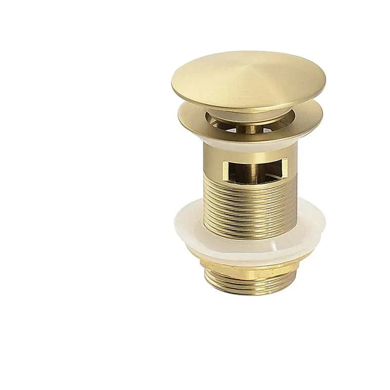 Bonde Lavabo Poussoir Laiton Robuste Vidange Express – Ovalis
