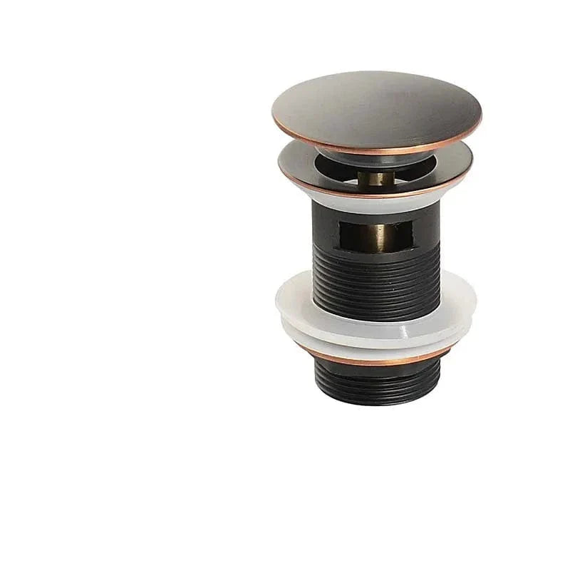 Bonde Lavabo Poussoir Laiton Robuste Vidange Express – Ovalis