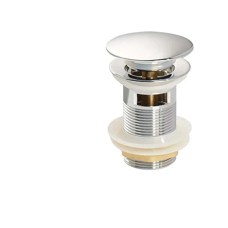 Bonde Lavabo Poussoir Laiton Robuste Vidange Express – Ovalis