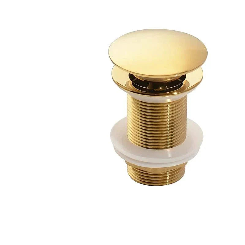 Bonde Lavabo Poussoir Laiton Robuste Vidange Express – Ovalis