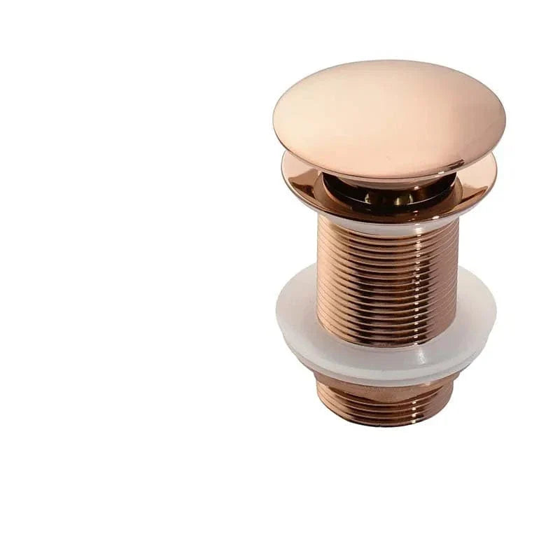 Bonde Lavabo Poussoir Laiton Robuste Vidange Express – Ovalis
