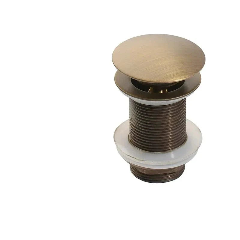 Bonde Lavabo Poussoir Laiton Robuste Vidange Express – Ovalis