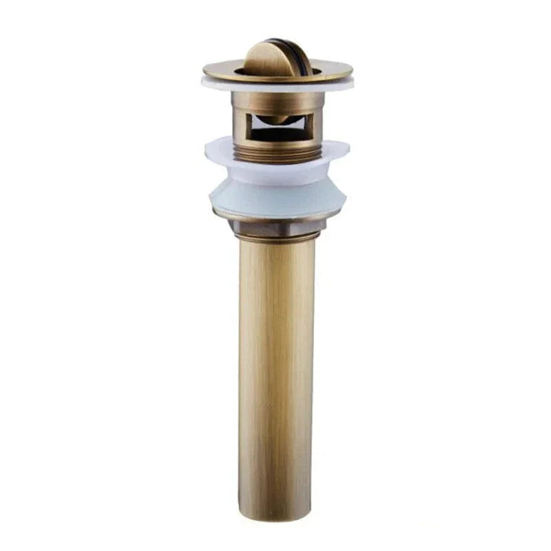 Bonde Lavabo Universelle Laiton Antique Charme Rétro Durable – Ovalis