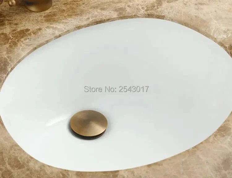 Bonde Lavabo Universelle Laiton Antique Charme Rétro Durable – Ovalis