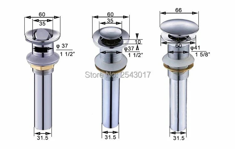 Bonde Lavabo Universelle Laiton Antique Charme Rétro Durable – Ovalis