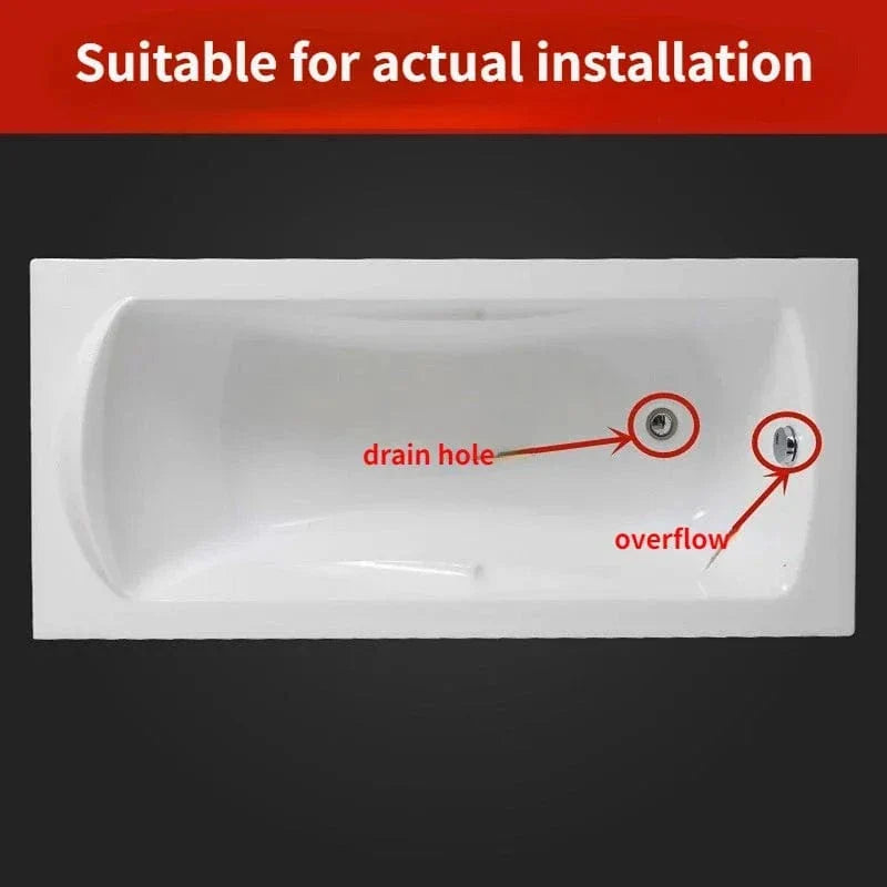 Bonde Baignoire Universelle Installation Sans Outil – Fluvia