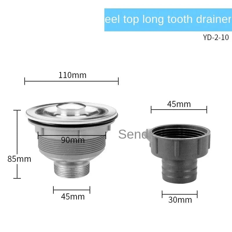 Bonde Évier Cuisine Acier Inoxydable Anti-Rouille Longue Durée – Draynor