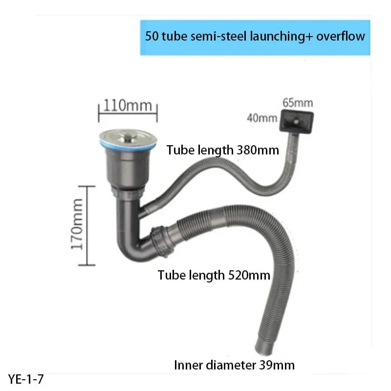 Bonde Évier Cuisine Acier Inoxydable Anti-Rouille Longue Durée – Draynor