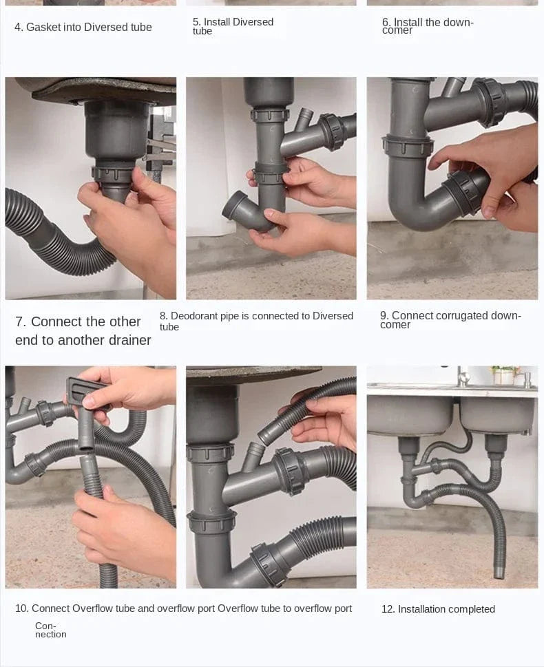 Bonde Évier Cuisine Acier Inoxydable Anti-Rouille Longue Durée – Draynor