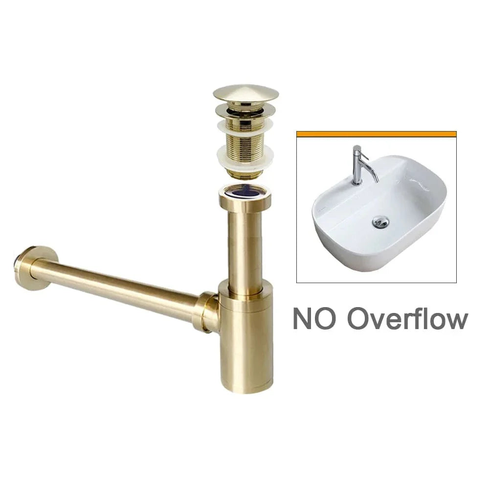 Bonde Lavabo Anti-Odeurs Siphon Compact Joint Étanche – Ovalis