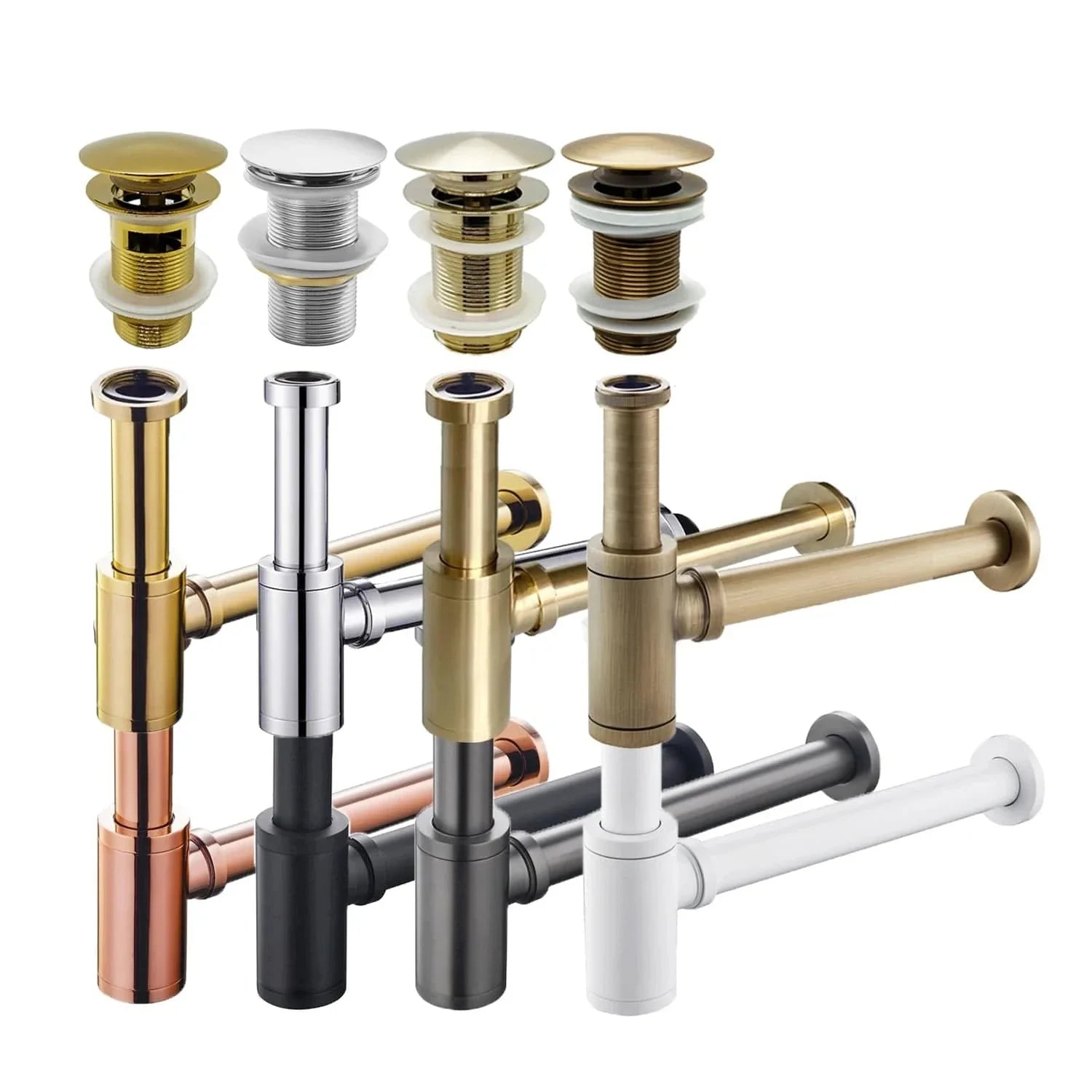 Bonde Lavabo Anti-Odeurs Siphon Compact Joint Étanche – Ovalis