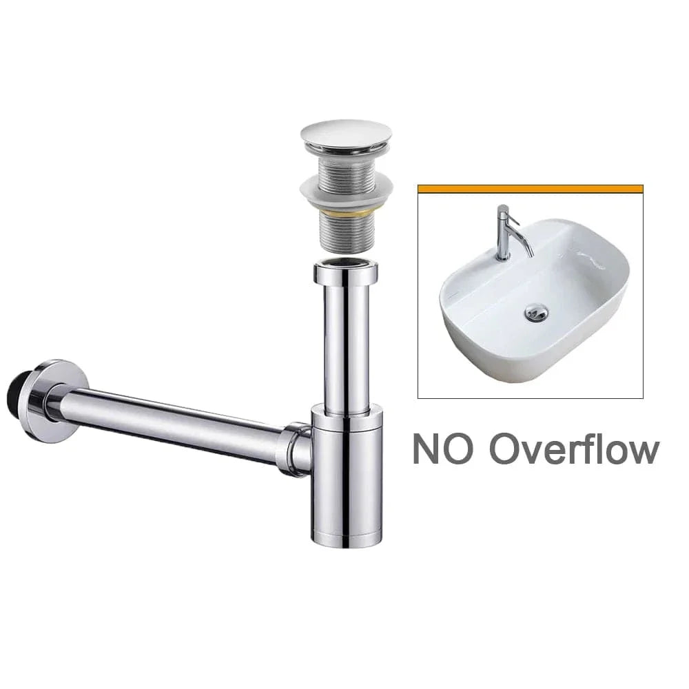 Bonde Lavabo Anti-Odeurs Siphon Compact Joint Étanche – Ovalis