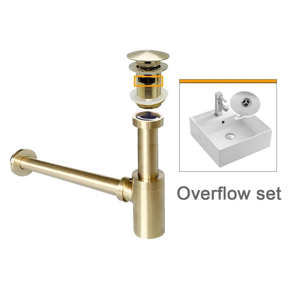 Bonde Lavabo Anti-Odeurs Siphon Compact Joint Étanche – Ovalis