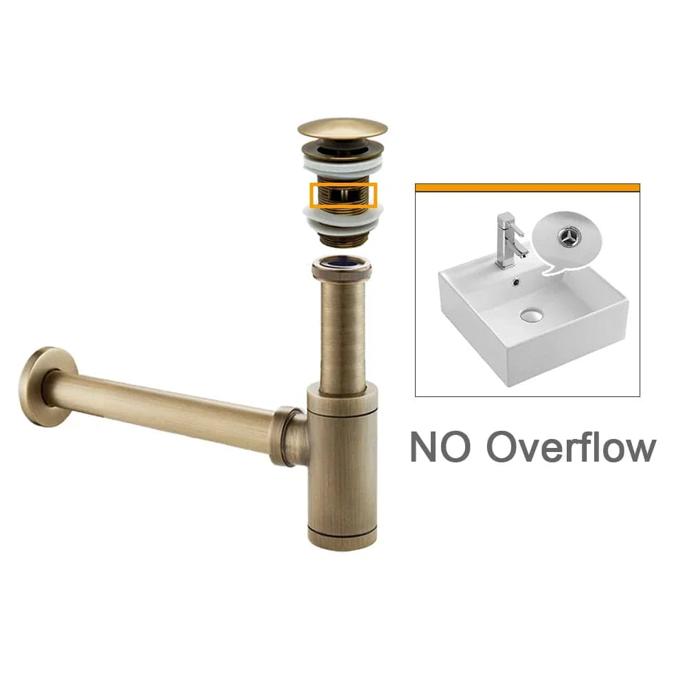 Bonde Lavabo Anti-Odeurs Siphon Compact Joint Étanche – Ovalis