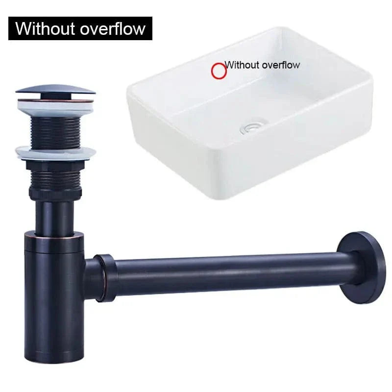 Bonde Lavabo Laiton Massif Robuste et Silencieuse – Ovalis